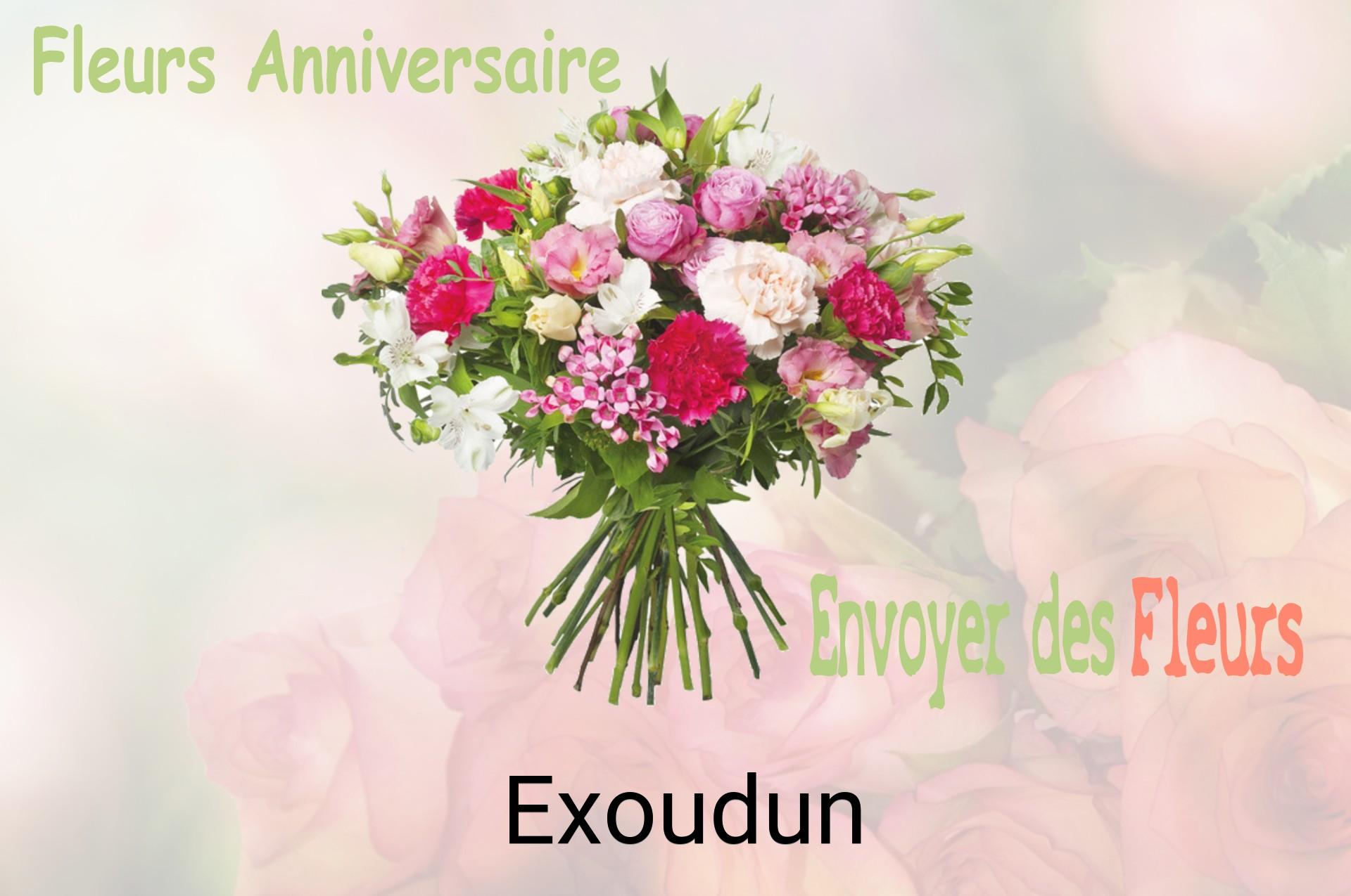 Bouquet de fleurs d’anniversaire livré à Exoudun